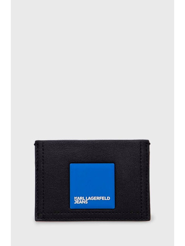 Калъф за карти Karl Lagerfeld Jeans в черно
