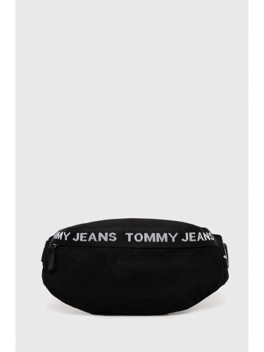 Чанта за кръст Tommy Jeans в черно