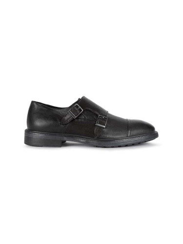 Кожени половинки обувки Geox U AURELIO E в черно U26F7E-000TU-C9999