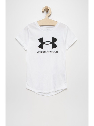 Детска тениска Under Armour 1361182 в бяло