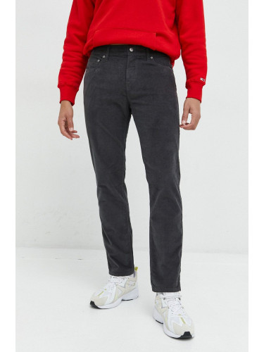 Джинсов панталон Hollister Co. в сиво със стандартна кройка