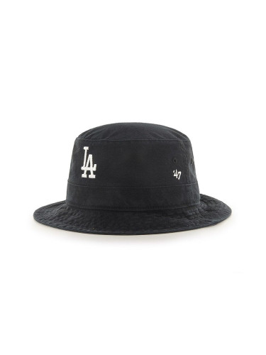 Капела 47 brand Los Angeles Dodgers в черно от памук