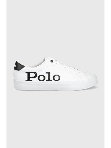 Кожени обувки Polo Ralph Lauren Longwood в бяло 816862547001