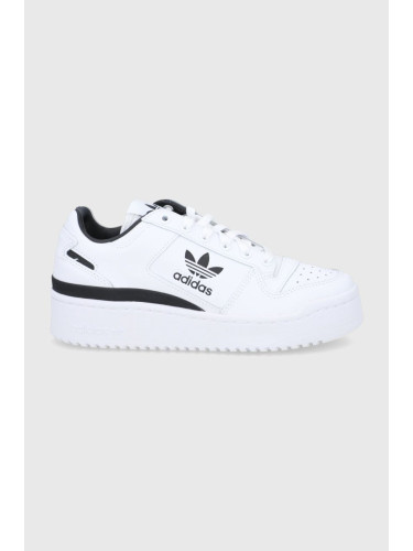 Кожени обувки adidas Originals Forum Bold GY5921 в бяло