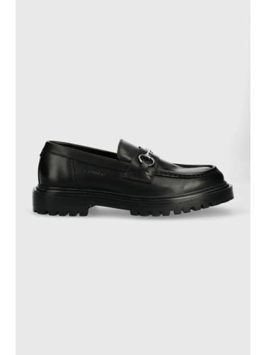 Кожени половинки обувки Gant Jackmote в черно