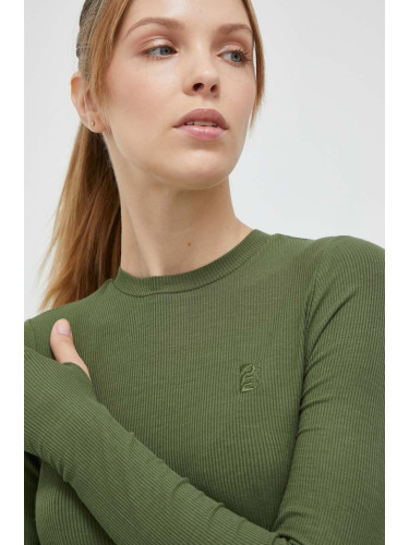 Блуза с дълги ръкави P.E Nation Free Play в зелено