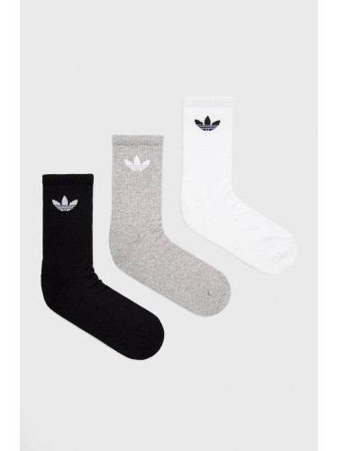 Чорапи adidas Originals (3 чифта) HC9548 в бяло