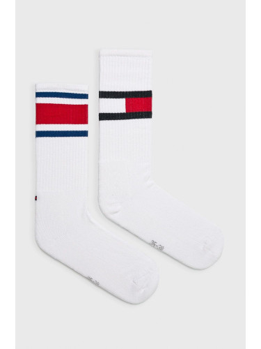 Детски чорапи Tommy Hilfiger (2-pack) в бяло