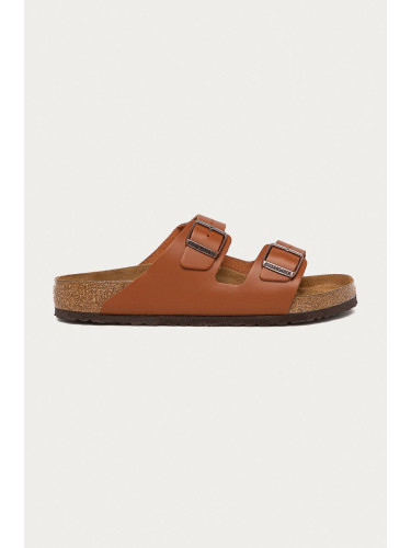 Кожени чехли Birkenstock Arizona в кафяво 1019019