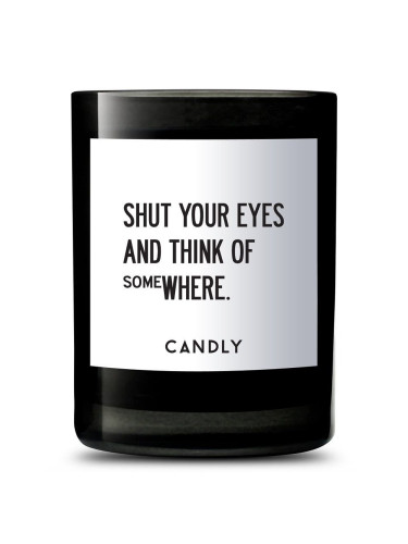 Candly - Ароматна соева свещ Shut your eyes 250 g