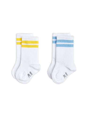Детски чорапи Mini Rodini (2 броя) в бяло