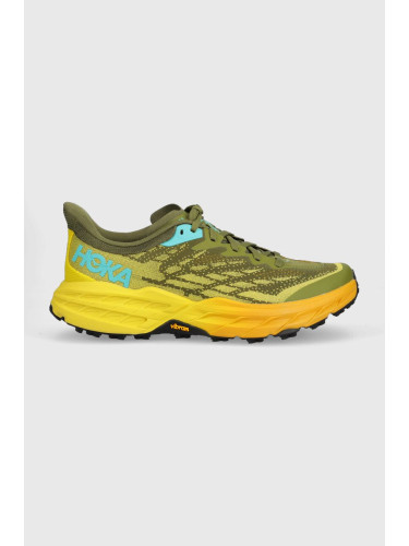 Обувки за бягане Hoka Speedgoat 5 в зелено 1123157