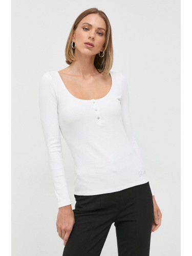 Блуза с дълги ръкави Guess KARLEE в бяло W2YP46 KBCO2