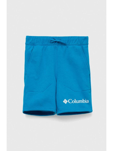 Детски къси панталони Columbia Columbia Trek Short в синьо с регулируема талия