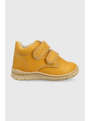 Детски половинки обувки от кожа Primigi в жълто