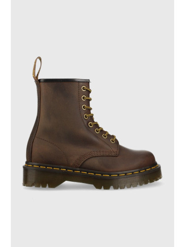 Кожени кубинки Dr. Martens 1460 Bex в кафяво с равна подметка 11822207 DM27894201