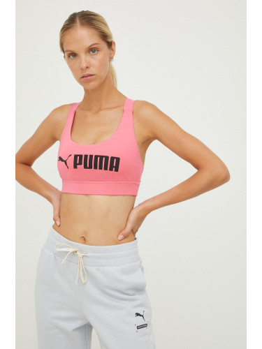 Спортен сутиен Puma Fit в розово