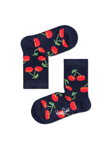 Детски чорапи Happy Socks в тъмносиньо