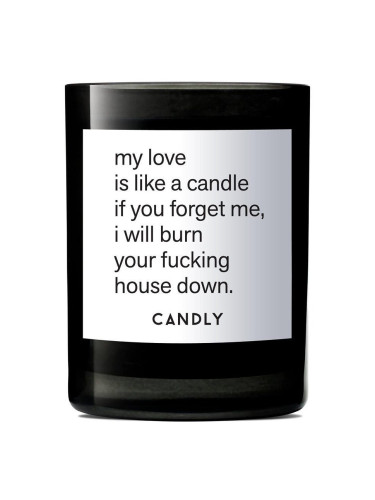Candly - Ароматна соева свещ My love is like a candle 250 g