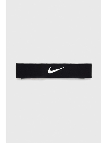 Лента за глава Nike в черно