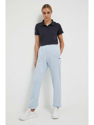 Спортен панталон Hummel в синьо меланж на