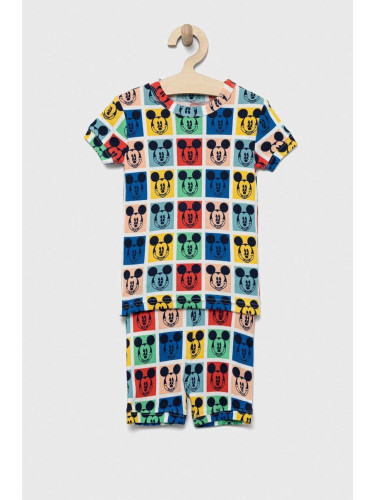Детска памучна пижама GAP x Disney с десен