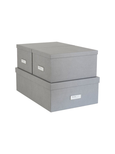 Bigso Box of Sweden Комплект кутии за съхранение Inge (3 броя)