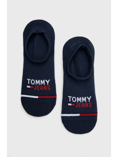 Чорапи Tommy Jeans в тъмносиньо