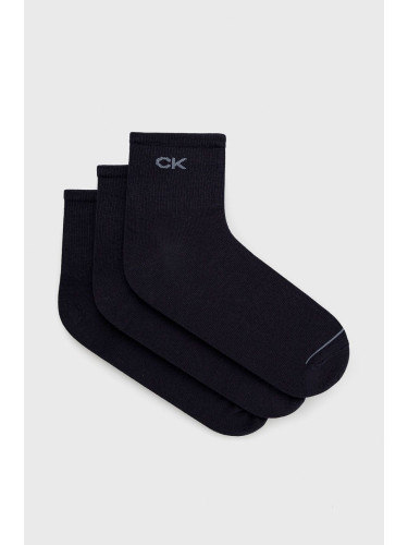 Чорапи Calvin Klein мъжки в тъмносиньо 701218719