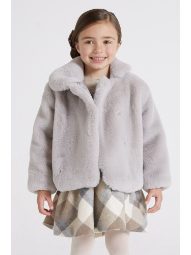 Детско палто Mayoral в сиво