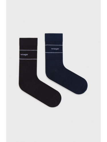 Чорапи Wrangler (2 чифта) в тъмносиньо