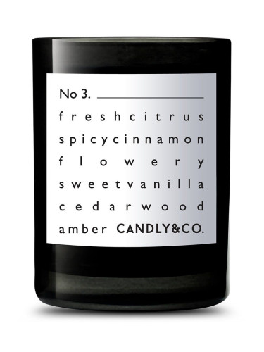 Candly Ароматна соева свещ No.3 Citrus & Cinnamon