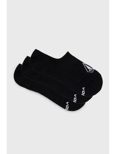 Чорапи Volcom (3 чифта) мъжки в черно