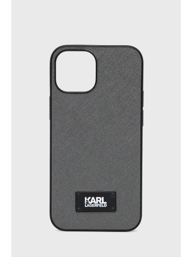 Кейс за телефон Karl Lagerfeld Iphone 13 Mini 5,4'' в сребристо