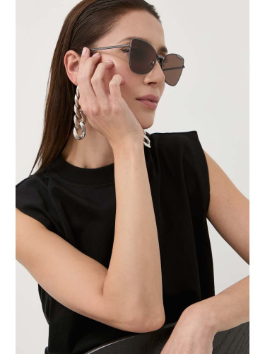 Слънчеви очила Balenciaga BB0278S в кафяво