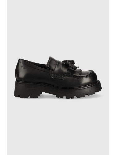 Кожени мокасини Vagabond Shoemakers COSMO 2.0 в черно с платформа 5449.201.20