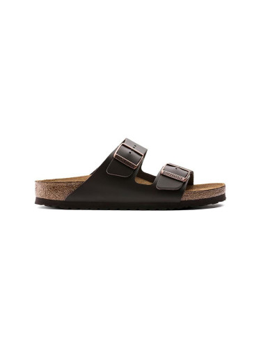 Кожени чехли Birkenstock Arizona в кафяво 51103