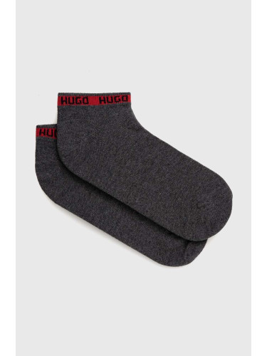 Чорапи HUGO в сиво 50477874