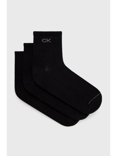 Чорапи Calvin Klein мъжки в черно 701218719