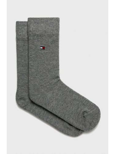 Детски чорапи Tommy Hilfiger (2 чифта) в сиво