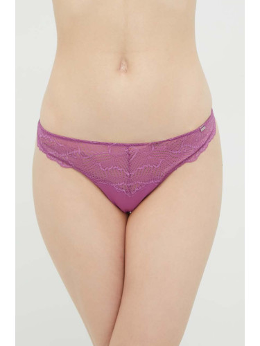 Прашки Calvin Klein Underwear в лилаво