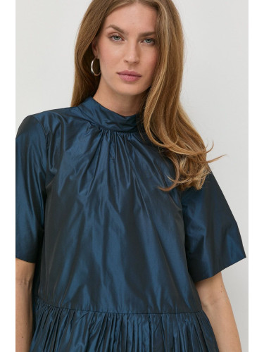 Блуза Beatrice B в тъмносиньо с изчистен дизайн