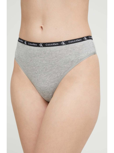 Прашки Calvin Klein Underwear (2 броя) в сиво 000QD3990E