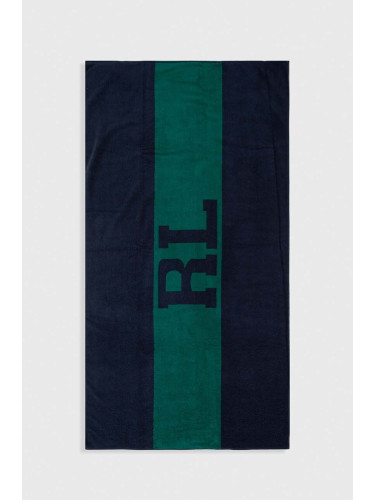 Памучна кърпа Ralph Lauren в тъмносиньо