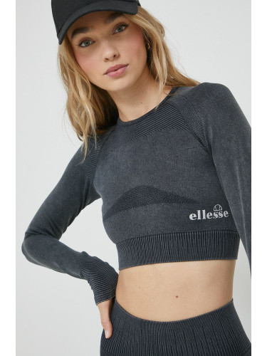 Блуза с дълги ръкави Ellesse в сиво