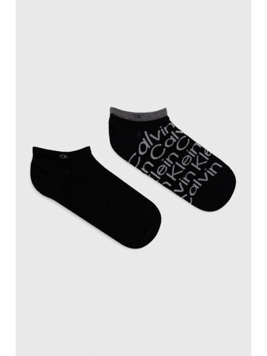 Чорапи Calvin Klein мъжки в черно 701218714
