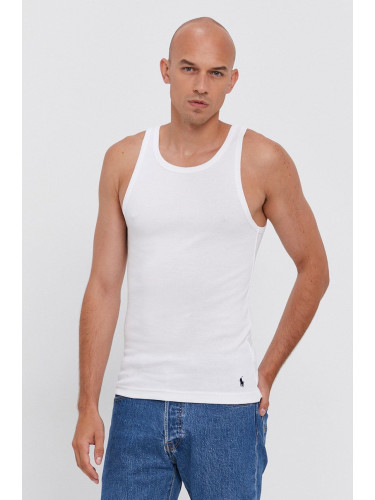 Тениска Polo Ralph Lauren (2 броя) мъжка в бяло 714835886001