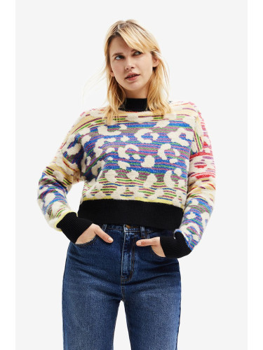 Пуловер Desigual дамски