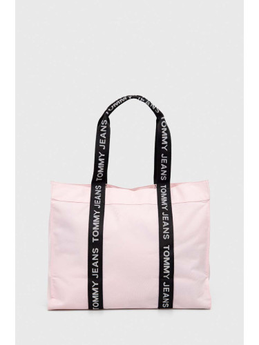 Чанта Tommy Jeans в розово