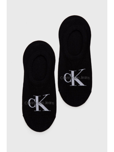Чорапи Calvin Klein Jeans в черно